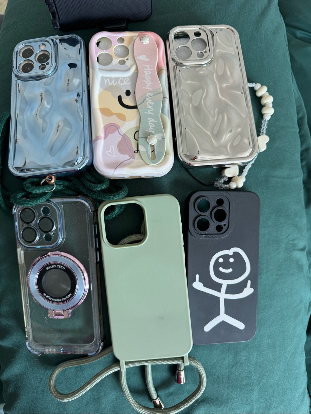 Assorted Silicone and Hard-Shell iPhone 15 Pro Max Cases